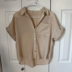 Linen button up